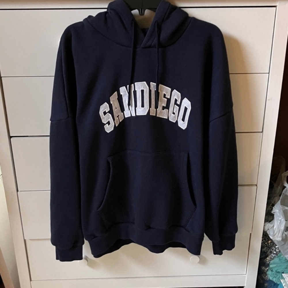 🌞 DAZY ADULT SIZE XXL BLUE SAN DIEGO HOODIE